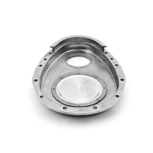 Speedmaster PCE265.1061 350 2-Piece Polished Aluminum Timing Chain Cover w/ Inspection Plate