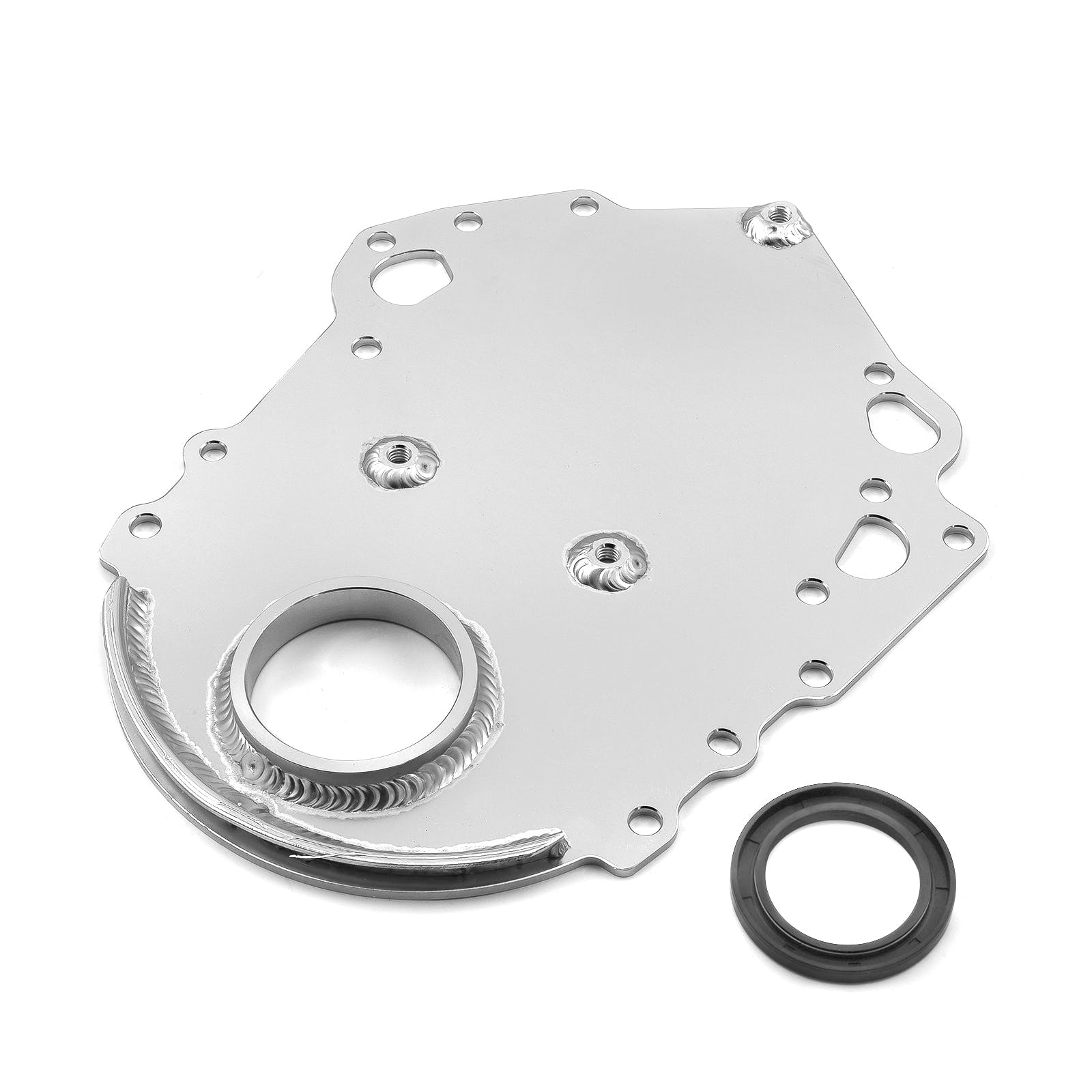 Speedmaster PCE265.1055 Silver Aluminum Timing Cover with Seal