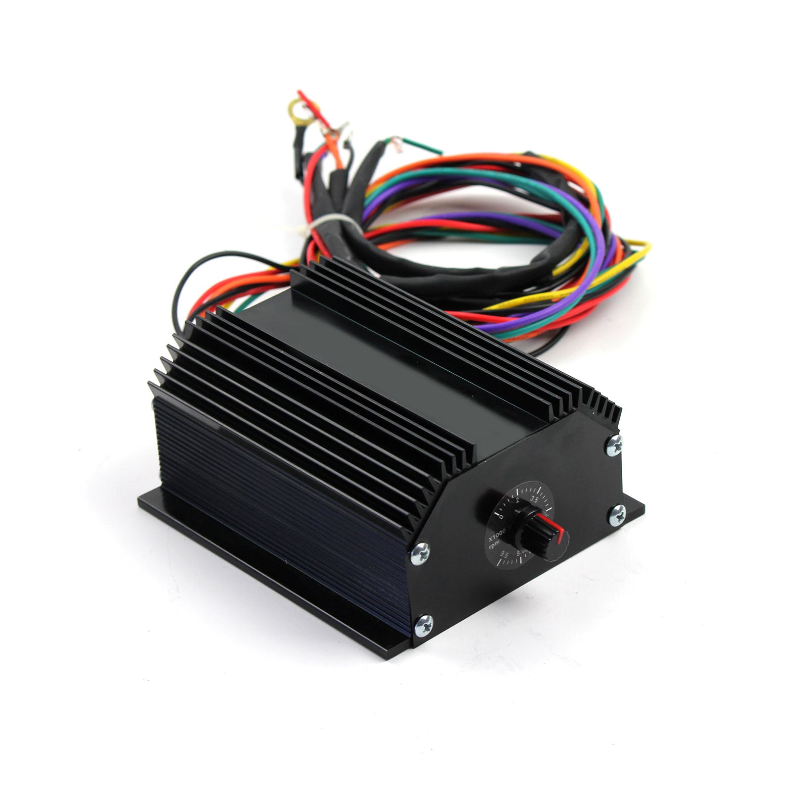 Speedmaster PCE380.1015 Multiple Spark CDI Ignition Box w/ Rev Lim Black Finned Top (No Chips Needed)