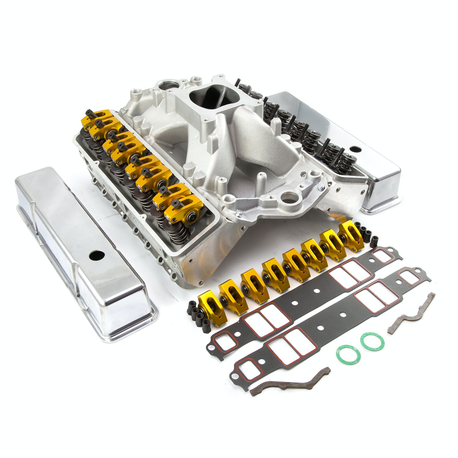 Speedmaster PCE435.1009 Angle Plug Solid Roller CNC Cylinder Head Top End Engine Combo Kit