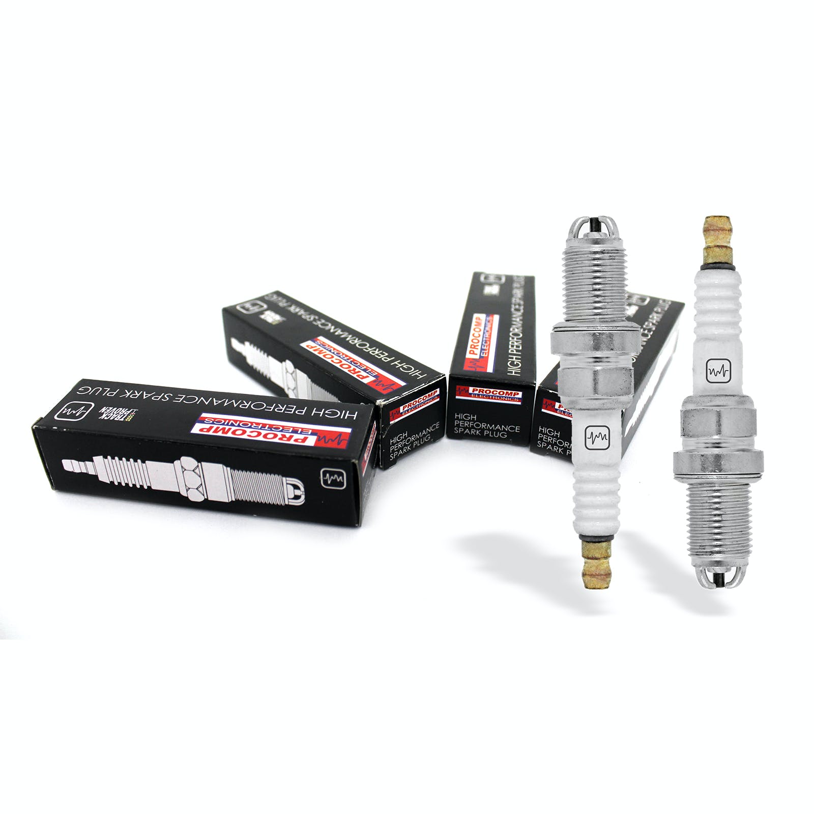 Speedmaster PCE444.1001 Racing Copper Core Gasket Seal Triple Electrode Spark Plugs (Qty. 4)
