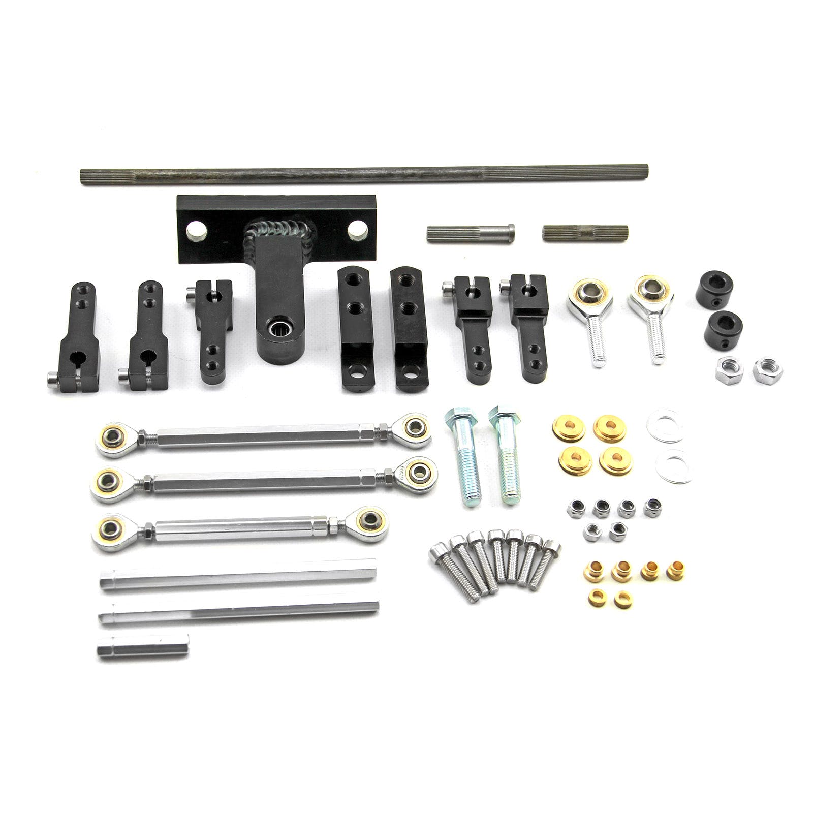Speedmaster PCE476.1001 Dual Side Mount Carburetor Linkage Kit for Blower and Tunnel Ram Applications