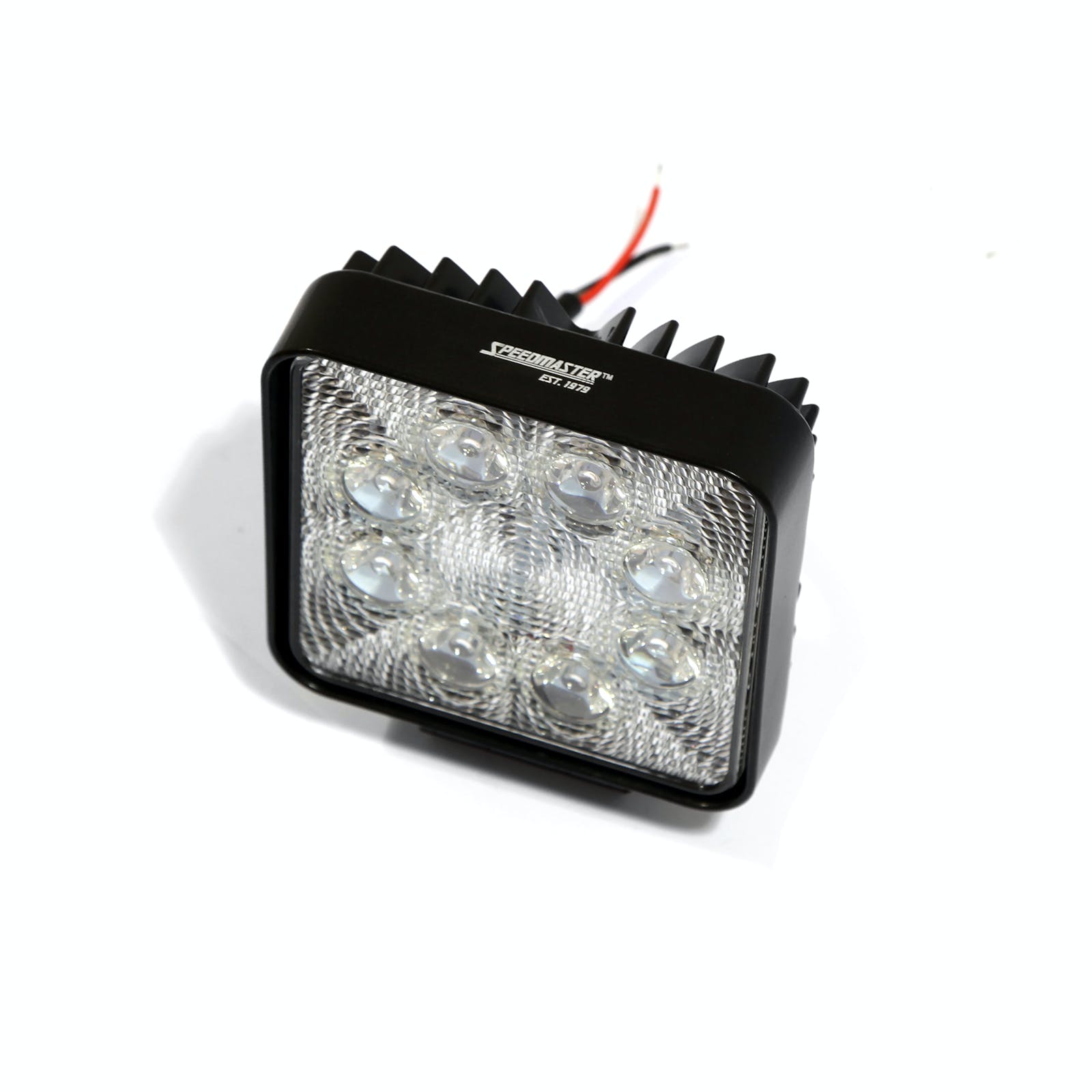 Speedmaster PCE556.1011 4 24W LED Work Light Square Fog Offroad Driving Lamp SUV Car Boat 4WD