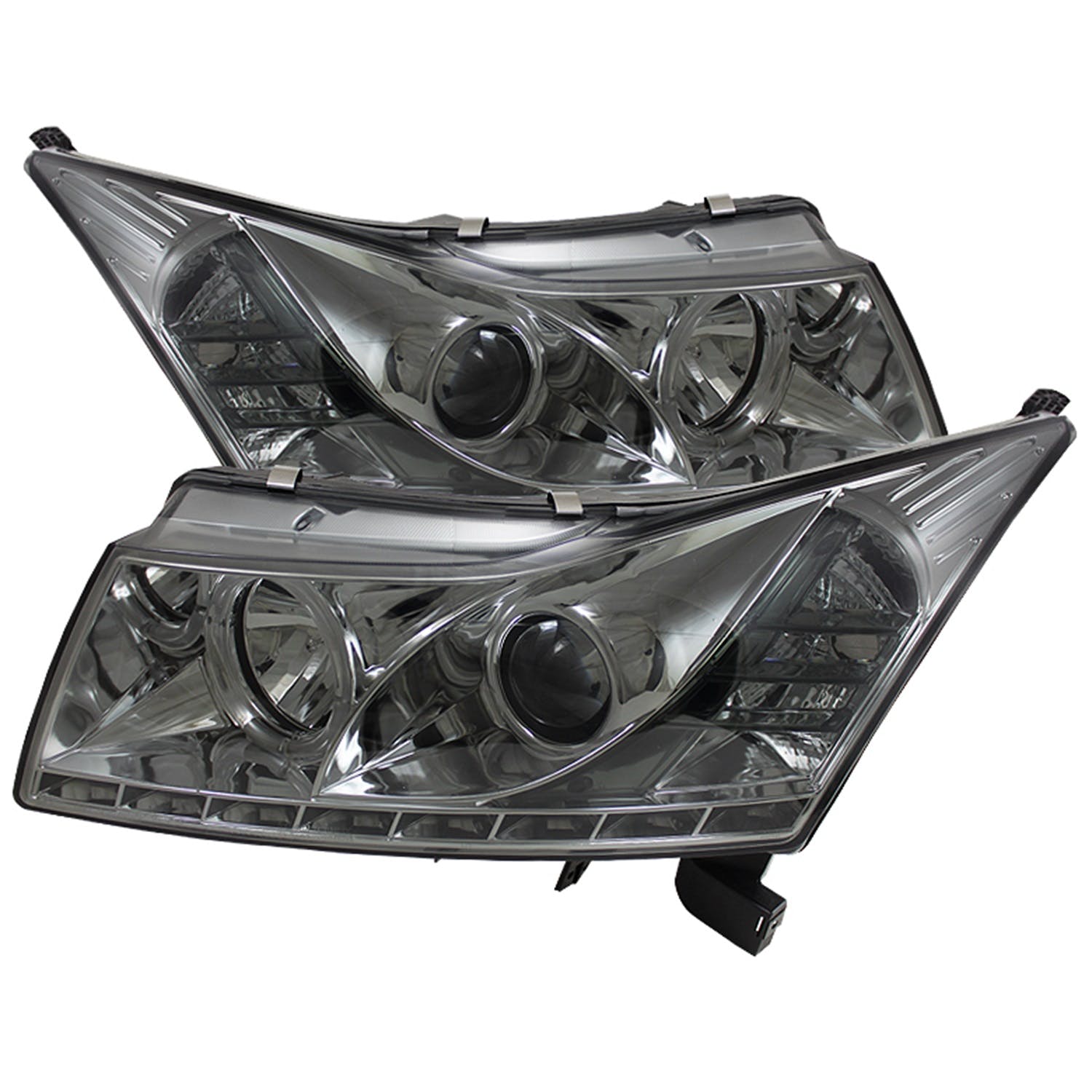 Spyder Auto 5037923 ( SPYDER ) CHEVY CRUZE 11-14 PROJECTOR HEADLIGHTS-LED HALO-DRL-SMOKE-HIGH H1 (IN