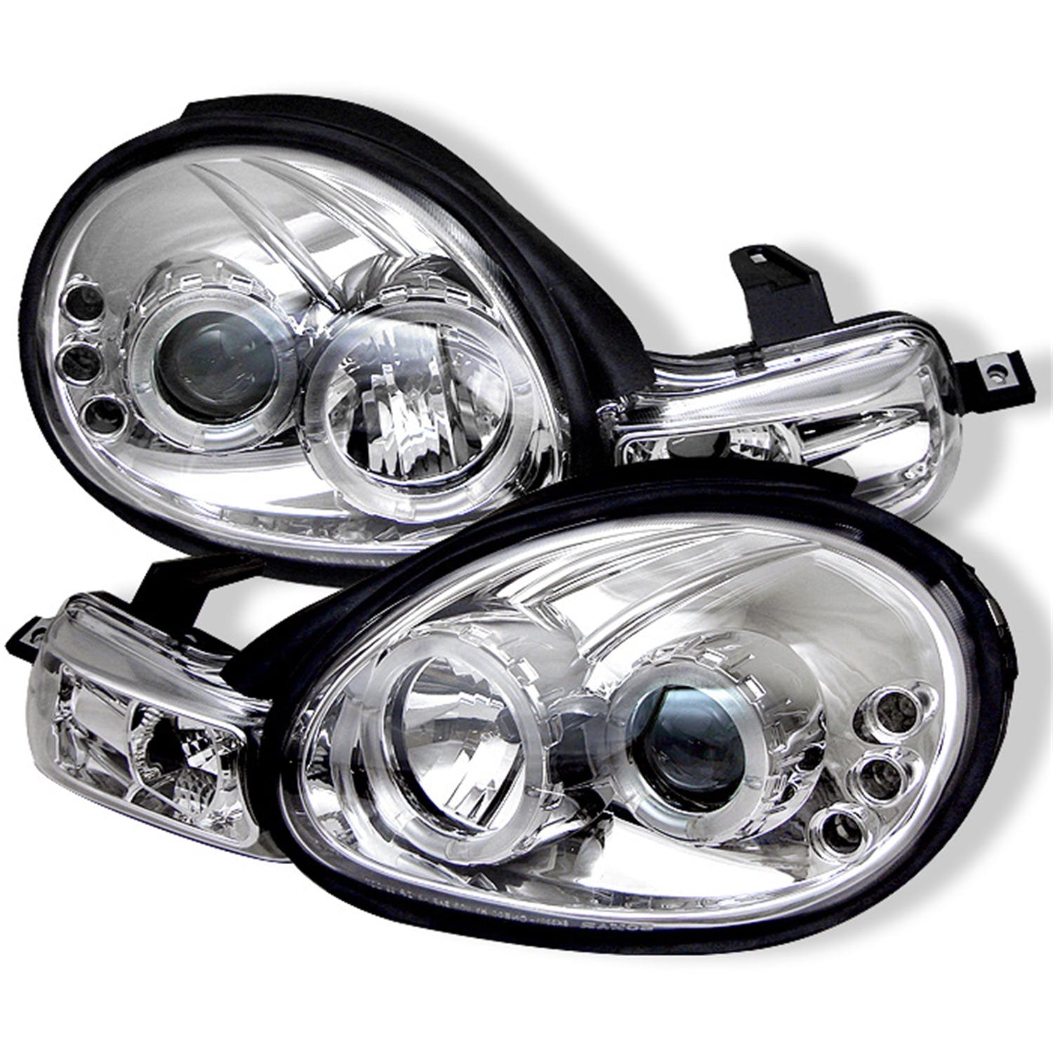 Spyder Auto 5009913 ( SPYDER ) DODGE NEON 00-02 PROJECTOR HEADLIGHTS-LED HALO-LED ( REPLACEABLE LEDS