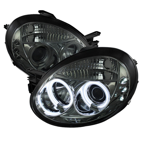 Spyder Auto 5039309 ( SPYDER ) DODGE NEON 03-05 PROJECTOR HEADLIGHTS-CCFL HALO-LED ( REPLACEABLE LED
