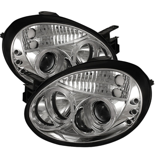 Spyder Auto 5009937 ( SPYDER ) DODGE NEON 03-05 PROJECTOR HEADLIGHTS-LED HALO-LED ( REPLACEABLE LEDS