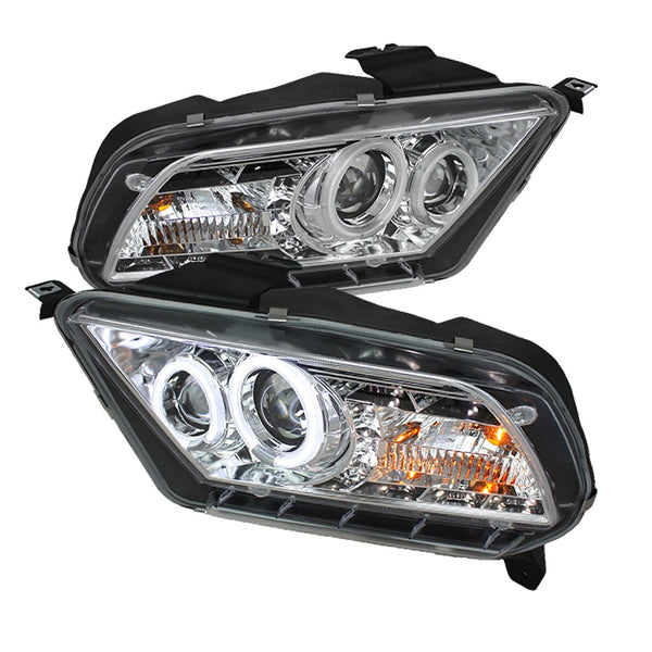 Spyder Auto 5039347 ( SPYDER ) FORD MUSTANG 10-13 PROJECTOR HEADLIGHTS-HALOGEN MODEL ONLY ( NOT COMP