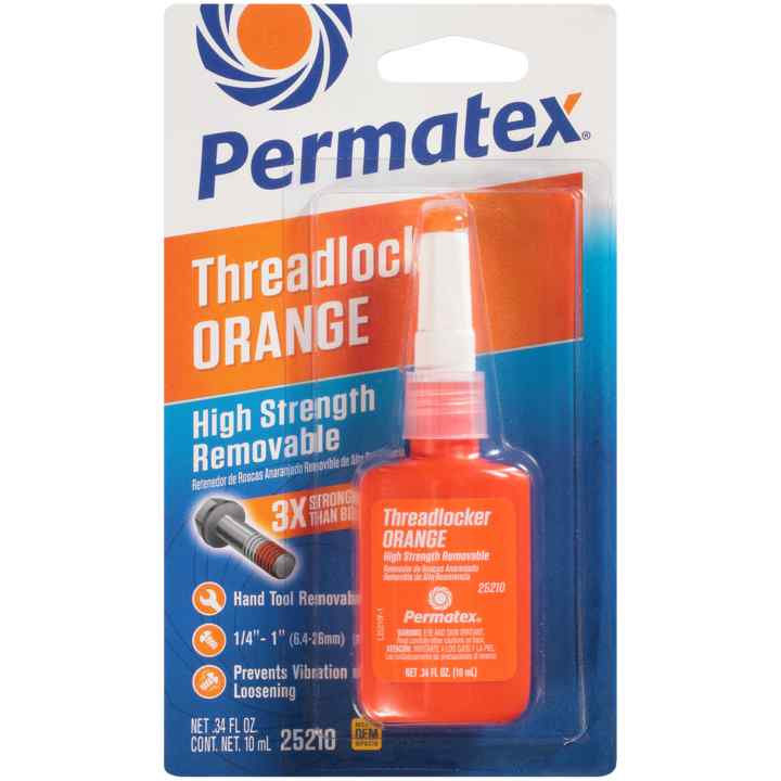 Permatex Orange Hybrid Strength Threadlocker 10mL 25209