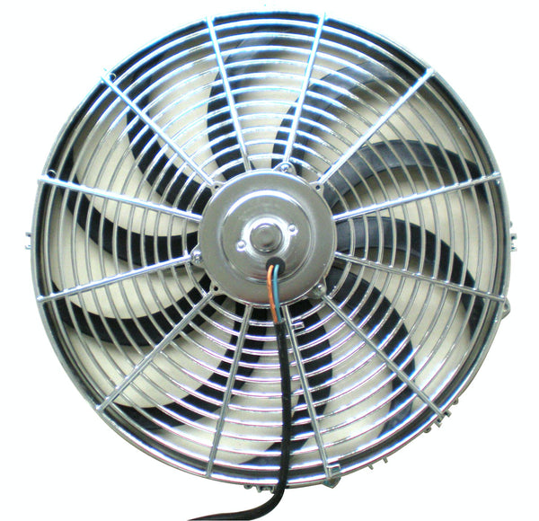 Racing Power Company R1201 10 inch electric cooling fan - 12v curved blades -