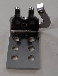 Racing Power Company R2330 CARB LINKAGE BRACKET FOR MORSE CABLE - CHROME