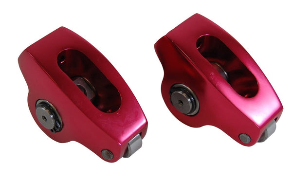 Racing Power Company R3011 ALUM ROLLER ROCKER ARMS 1.5 3/8 inch KIT RED