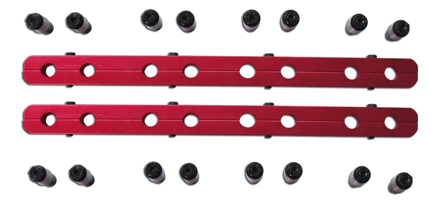 Racing Power Company R3016 STUD GIRDLE STABILIZER BAR FOR 3/8 inch STUD RED