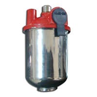 Racing Power Company R4297 Small chrome single port fuel filter