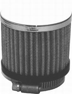 Racing Power Company R9309 Chrome clamp-on filter breather