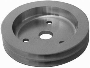 Racing Power Company R9481 Satin sbc double groove pulley ea