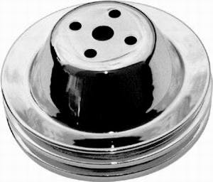 Racing Power Company R9601 Sb chevy double groove pulley ea