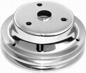 Racing Power Company R9607 Sb chevy double groove pulley ea