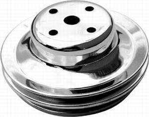 Racing Power Company R9723 Bb chevy double groove pulley ea