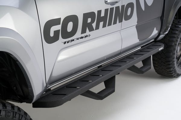 Go Rhino 6349264810PC RB10 Running board Complete Kit: Running board, Brackets + 1 pair RB10 Drop Step