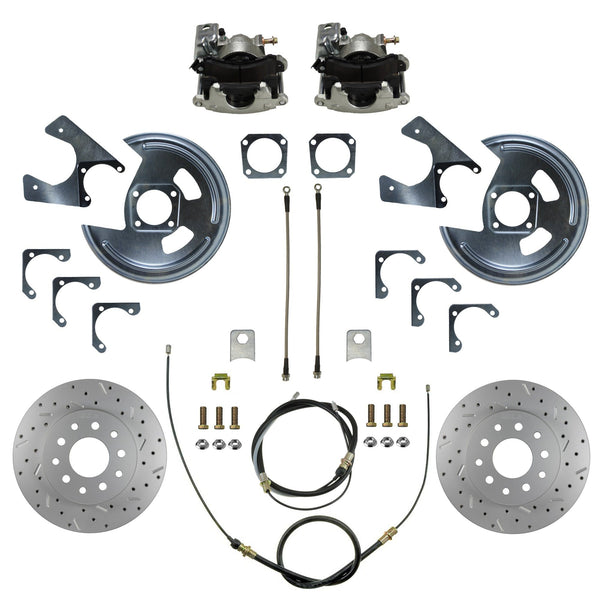 LEED Brakes RC1003X Rear Drum to Disc Brake Conversion Kit - 11 inch Rotor - MaxGrip XDS