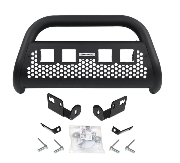 Go Rhino 55544T RC2 LR - 4 lights - Complete kit: Front guard + Brackets