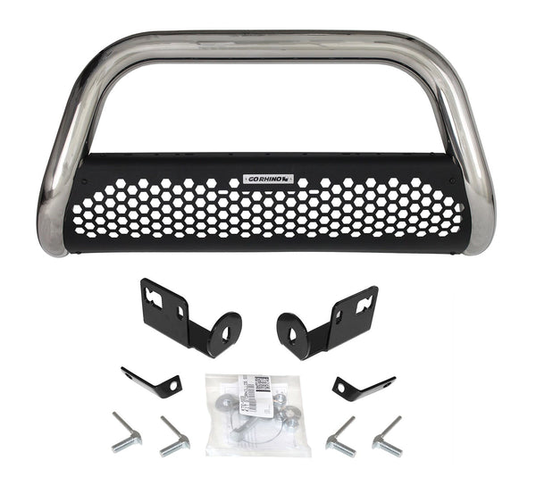 Go Rhino 55204PS RHINO! Charger 2 RC2 - Complete kit: Front guard + Brackets