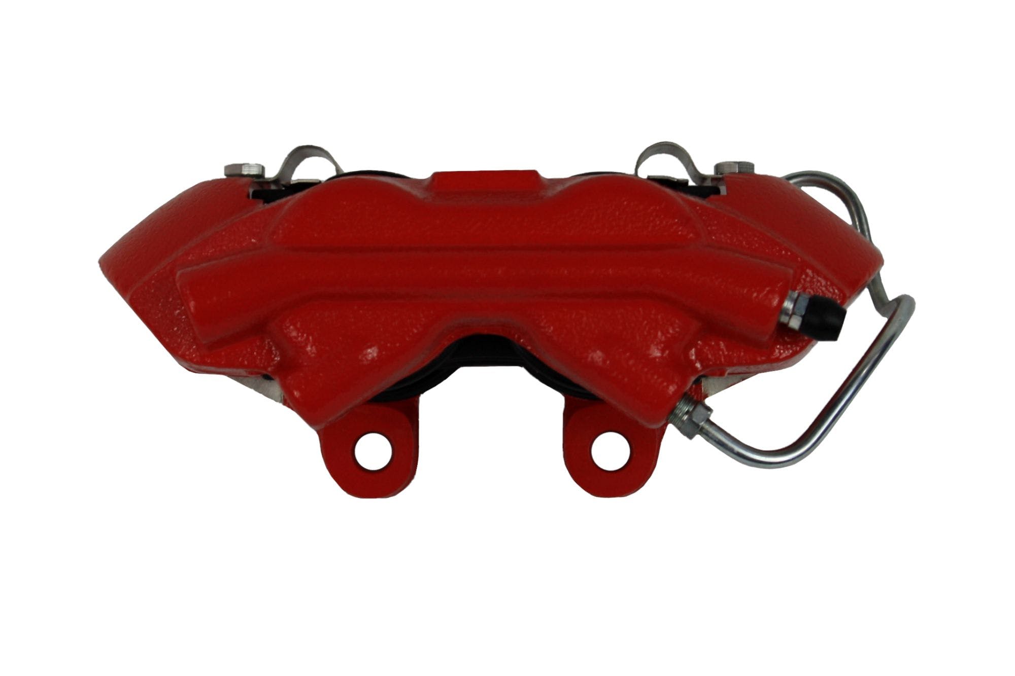 LEED Brakes RFC0025-8307X Ford Full Size Power Disc Conversion Kit with MaxGrip XDS - Red Powder Coat