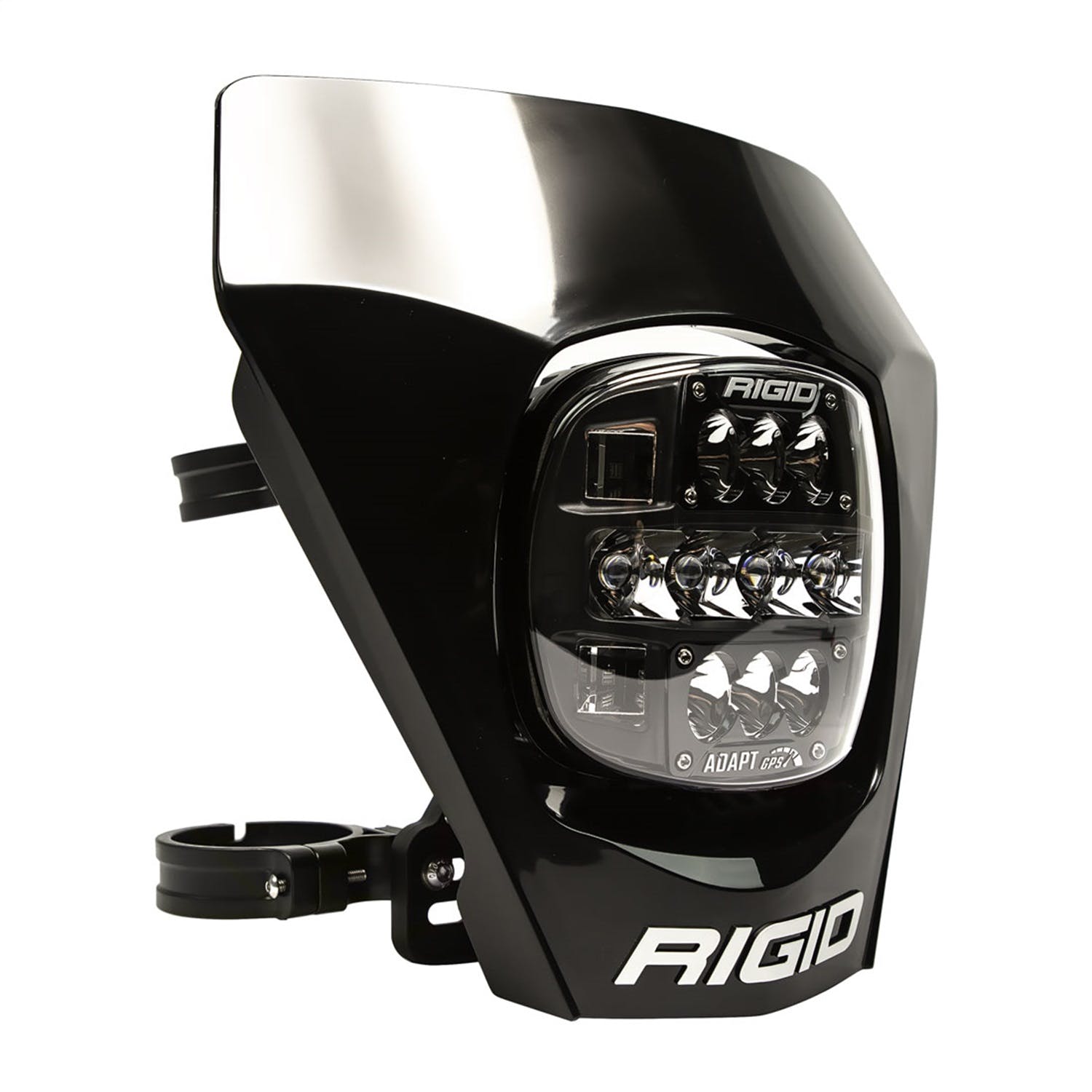 RIGID Industries 300416 Adapt XE Extreme Enduro Complete Ready To Ride LED Moto Kit, Black