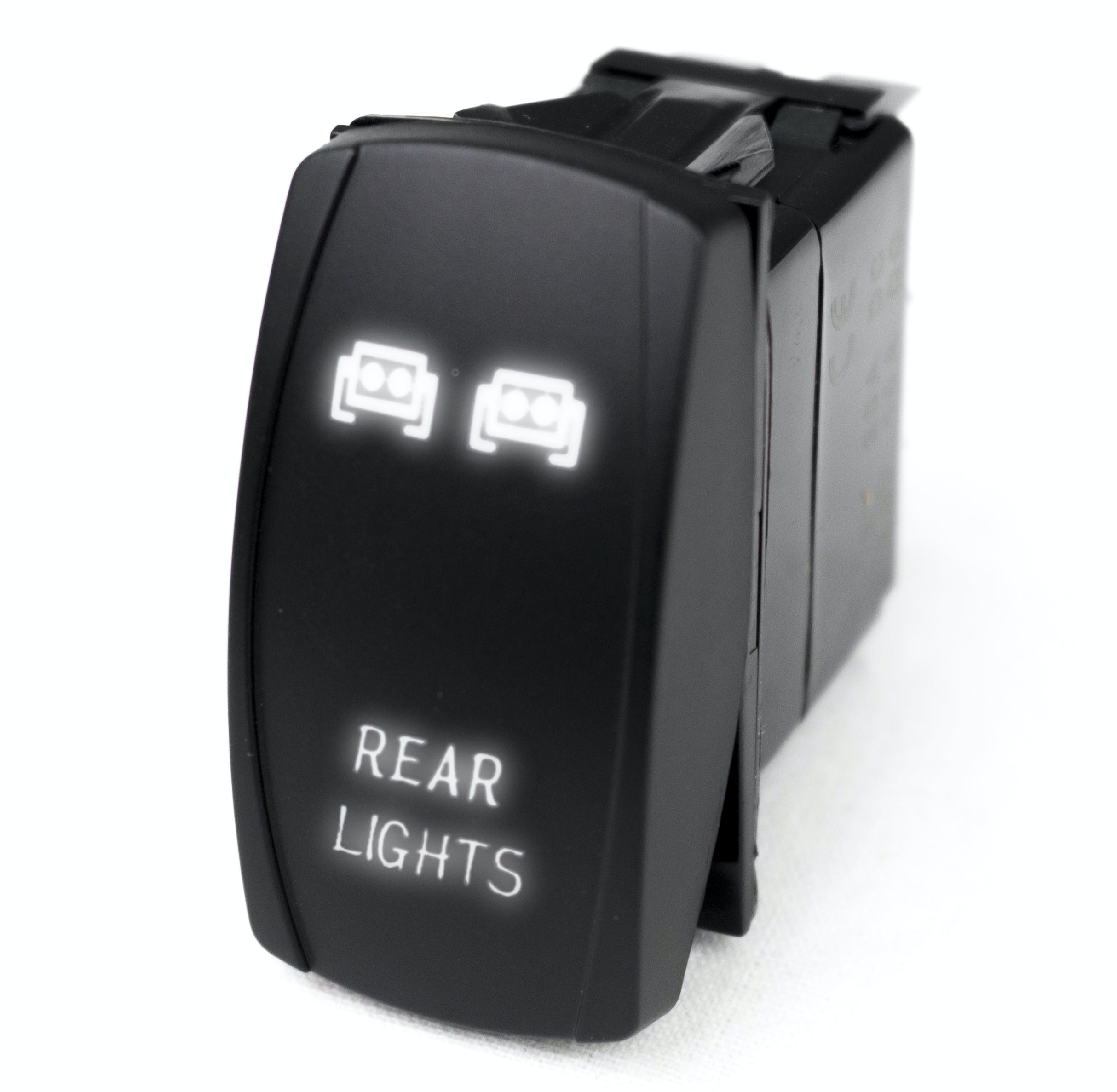 Race Sport Lighting RSLJ60W LED Rocker Switch w/White LED Radiance - Rear Lights