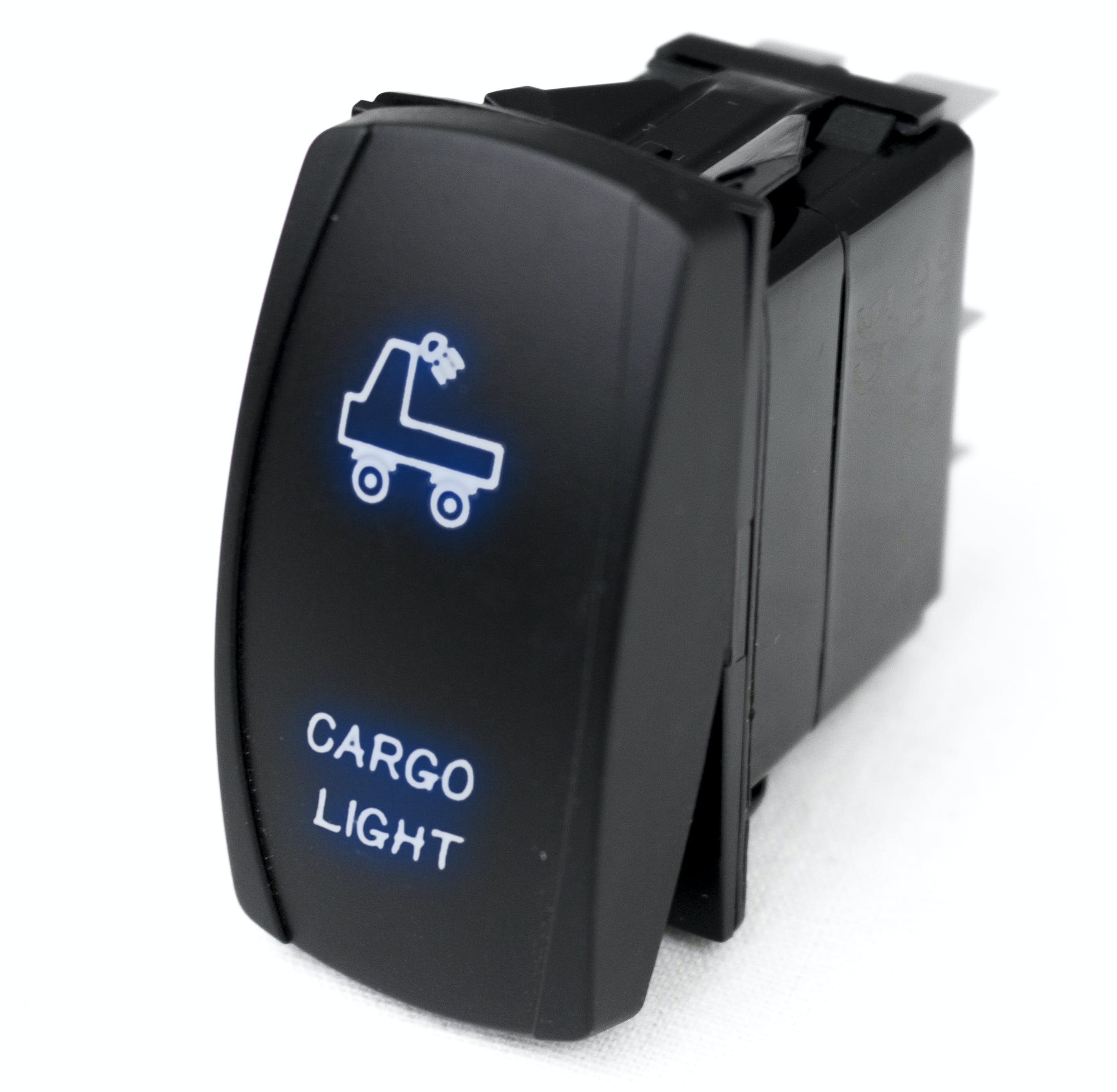 Race Sport Lighting RSLJ68B LED Rocker Switch w/Blue LED Radiance - Cargo Light