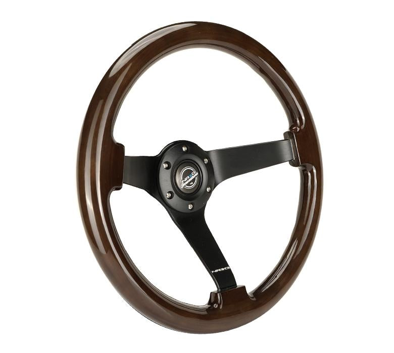 NRG Innovations Reinforced Steering Wheel RST-036BK-BKW
