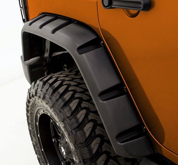 LUND RX606T RX-Style Fender Flares 4pc Jeep Textured RX-JEEP RIVET STYLE 4PC TEXTRD