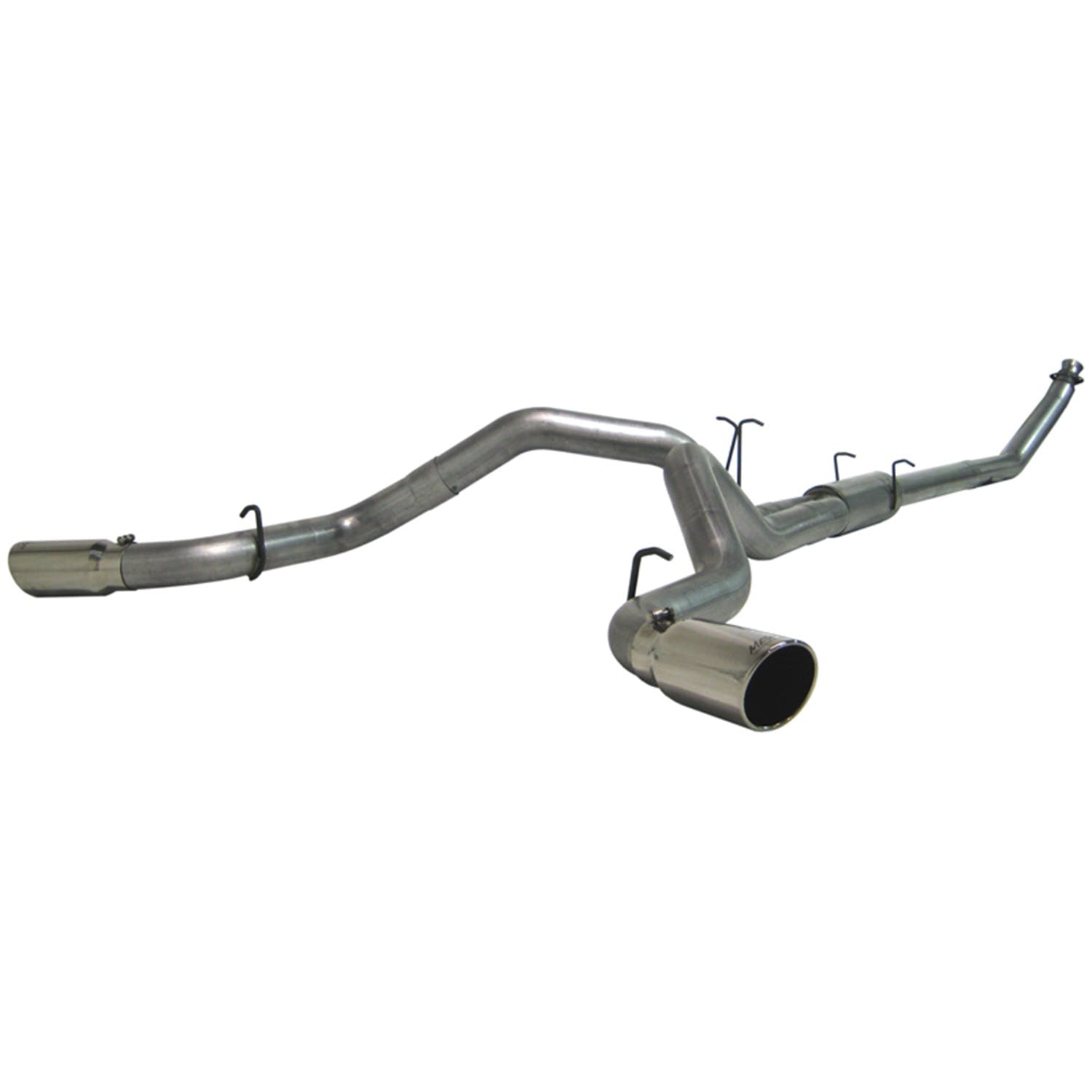 MBRP Exhaust S6102AL 4in. Turbo Back; Cool Duals™ (4WD only); AL