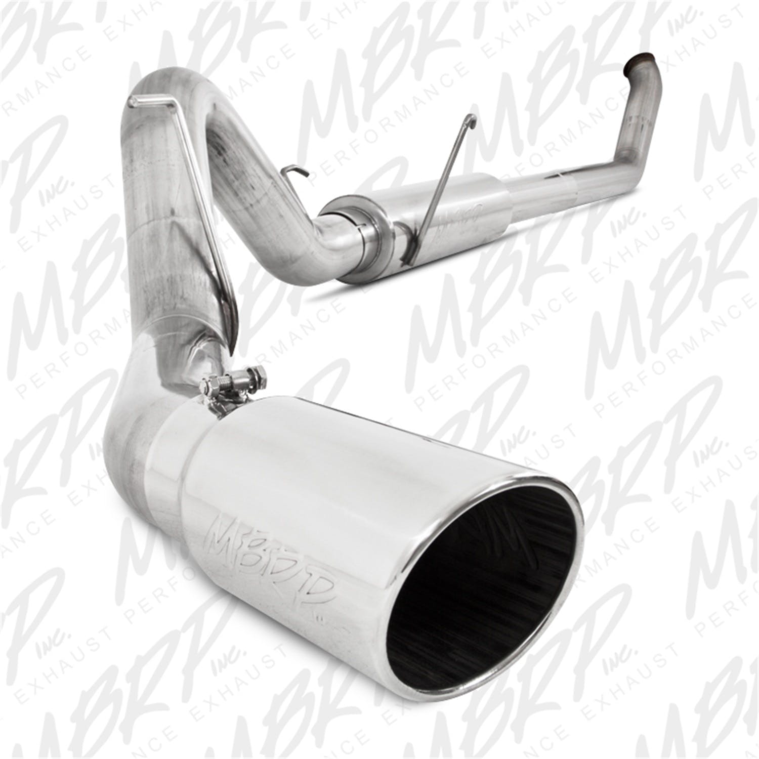 MBRP Exhaust S6104409 4in. Turbo Back; Single Side (4WD only); T409