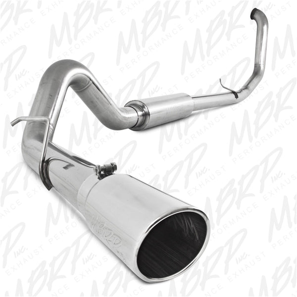 MBRP Exhaust S6200409 4in. Turbo Back; Single Side Exit; T409