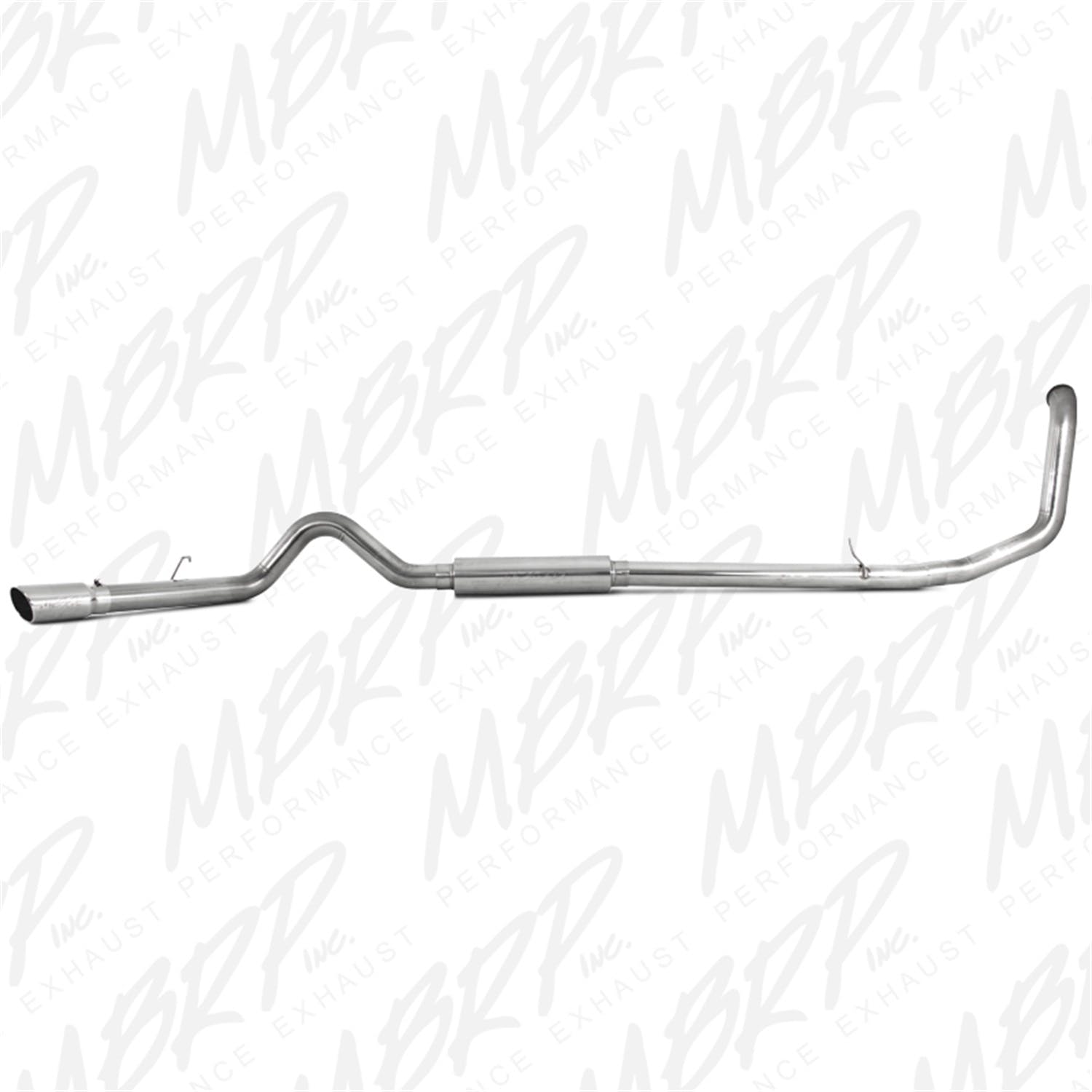 MBRP Exhaust S6200409 4in. Turbo Back; Single Side Exit; T409