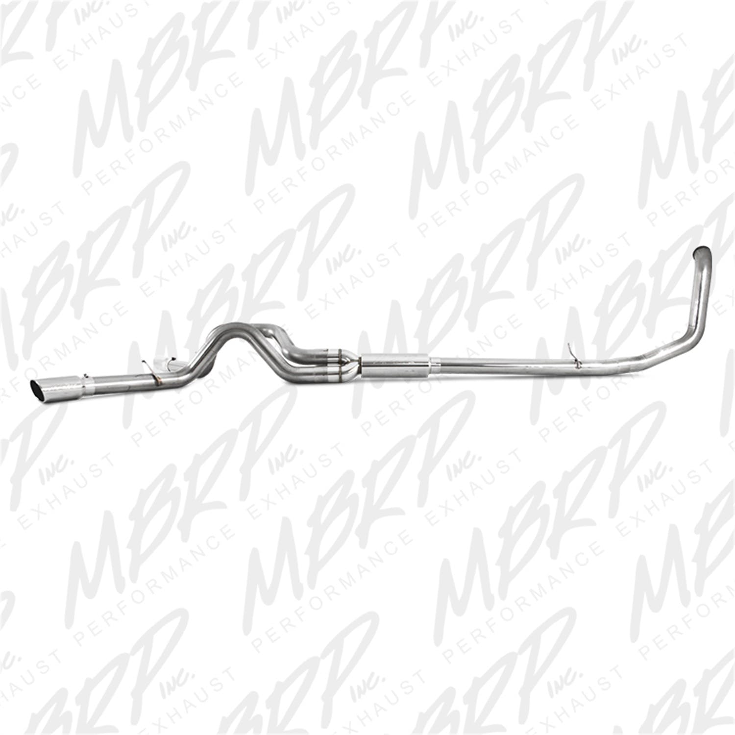 MBRP Exhaust S6202409 4in. Turbo Back; Cool Duals™; T409