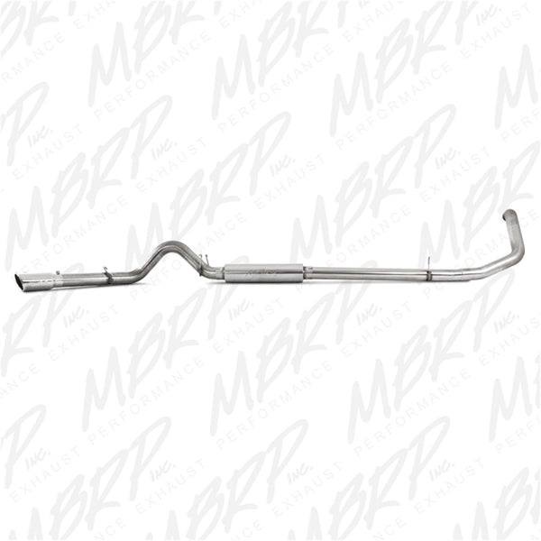 MBRP Exhaust S6204409 4in. Turbo Back; Single Side Exit; T409