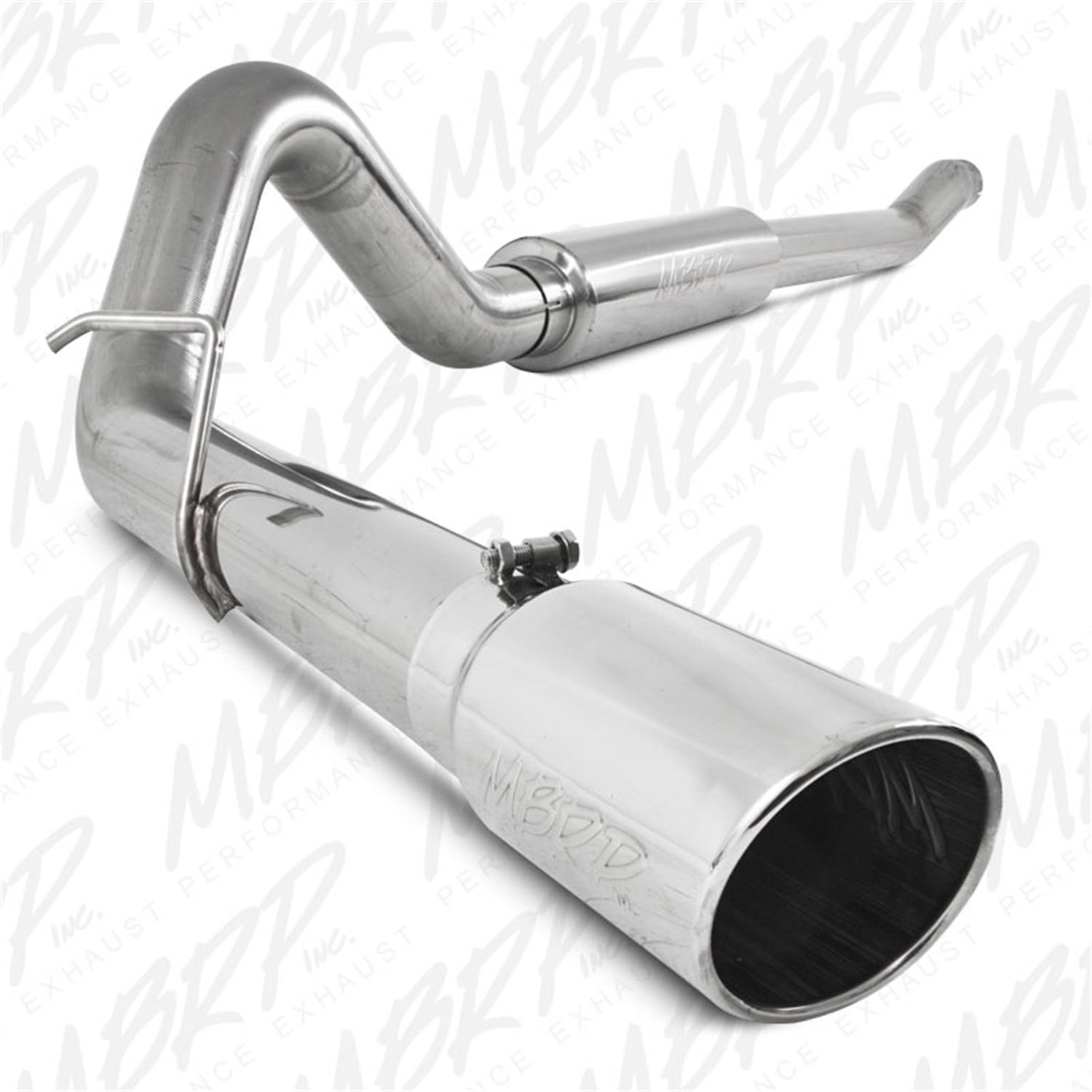 MBRP Exhaust S6206409 4in. Turbo Back; Single Side (Stock Cat) Exit; T409