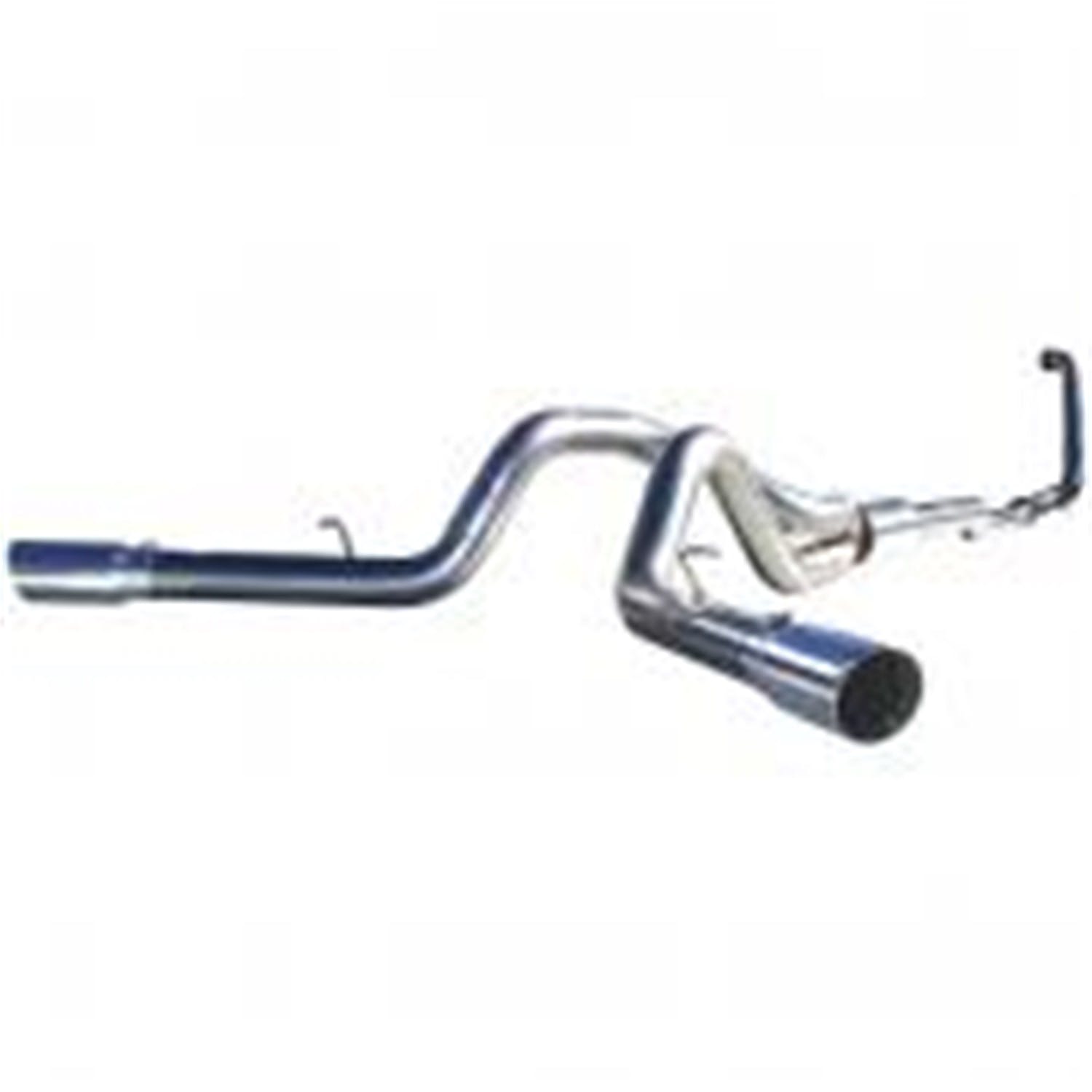 MBRP Exhaust S6210304 4in. Turbo Back; Cool Duals™ (Stock Cat); T304