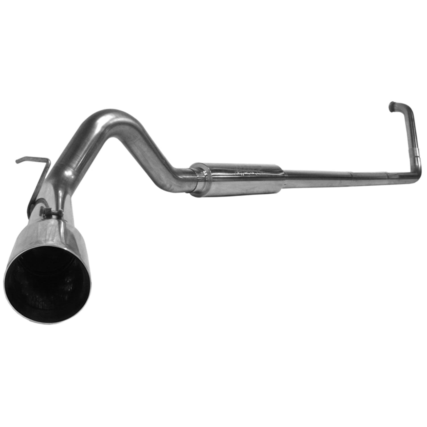 MBRP Exhaust S6212304 4in. Turbo Back; Single Side Exit; T304