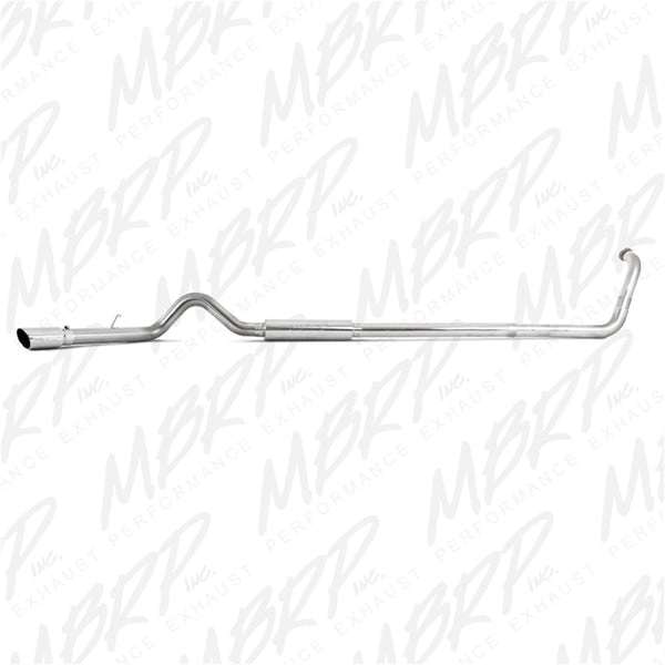MBRP Exhaust S6212409 4in. Turbo Back; Single Side Exit; T409