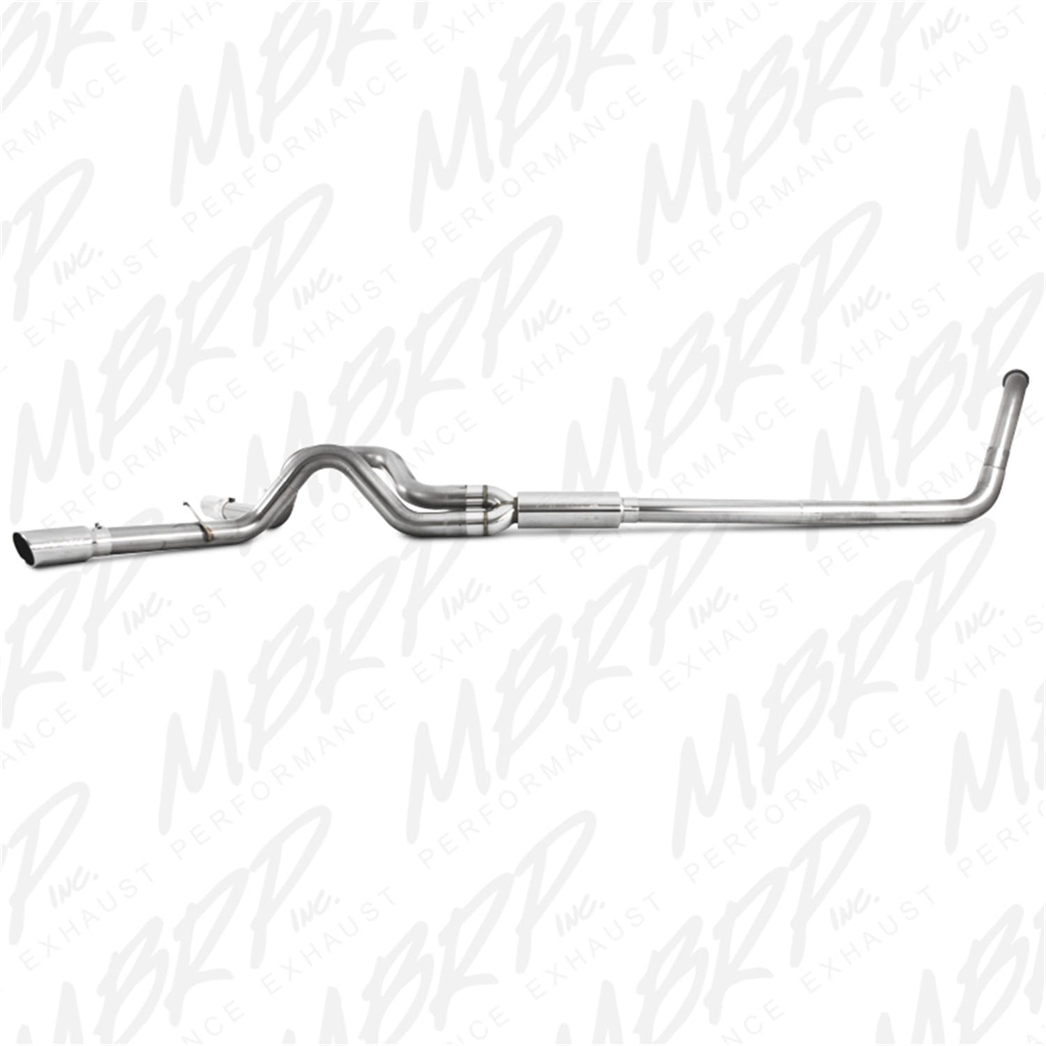 MBRP Exhaust S6214409 4in. Turbo Back; Cool Duals™; T409