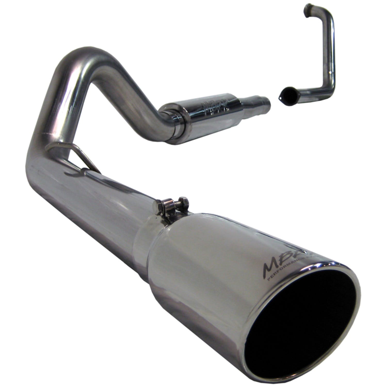 MBRP Exhaust S6216409 4in. Turbo Back; Single Side (Stock Cat) Exit; T409