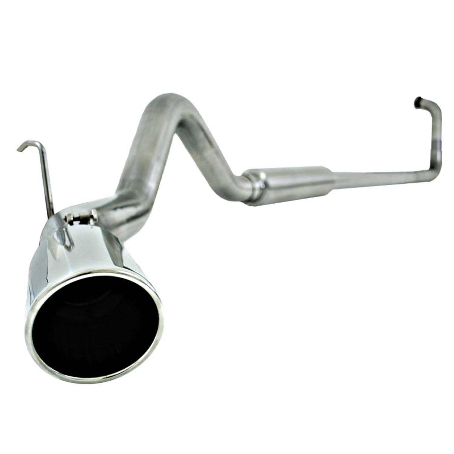 MBRP Exhaust S6240409 4in. Cab/Chassis; Turbo Back; Single Side Exit; Off Road; T409