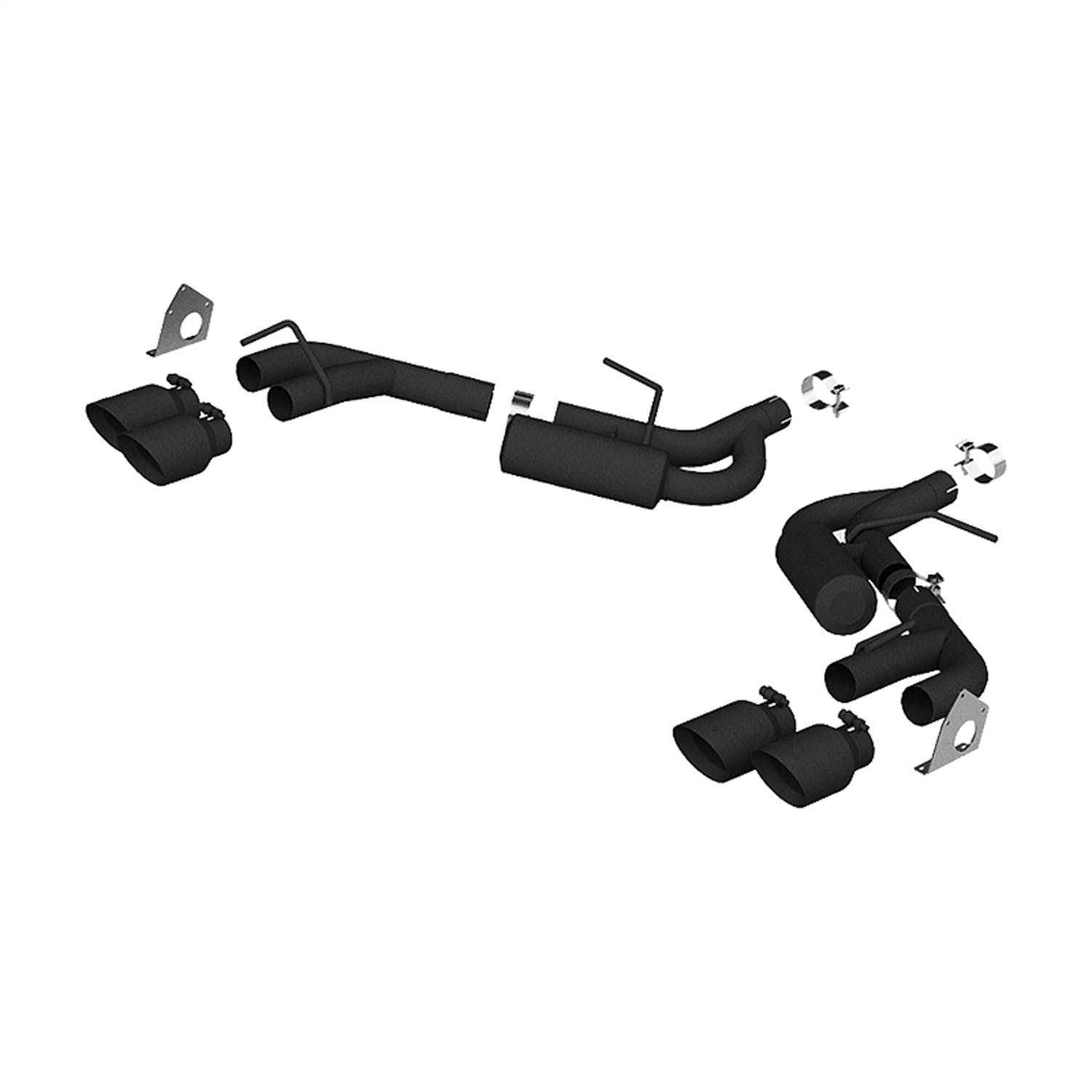 MBRP Exhaust S7039BLK Black Series Axle Back Exhaust System