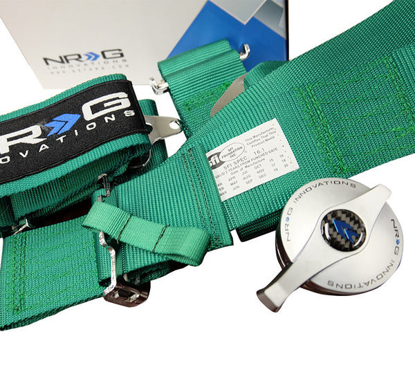 NRG Innovations 5pt Seat Belt Harness Cam Lock SBH-R6PC GN