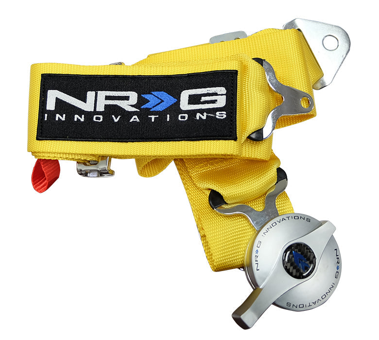 NRG Innovations 5pt Seat Belt Harness Cam Lock SBH-R6PC YL