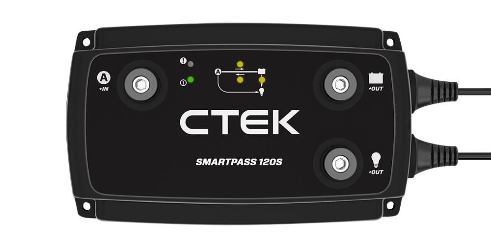 C-TEK 40-289 Smartpass 120S Power management system for starter and service batteries